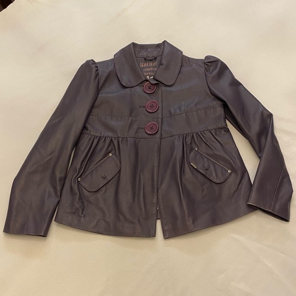 NAF NAF Jackets & Blazers - NAF NAF 100% Authentic Leather Jacket, Size 38